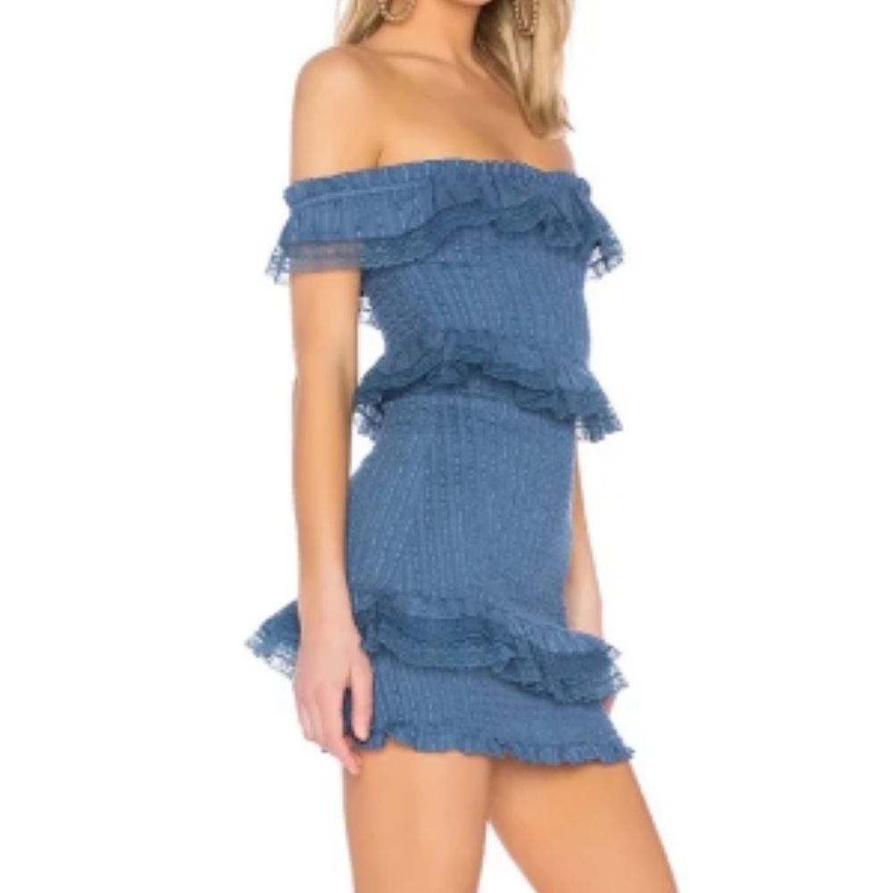 Tularosa mini dress in blue